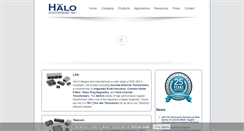 Desktop Screenshot of haloelectronics.com